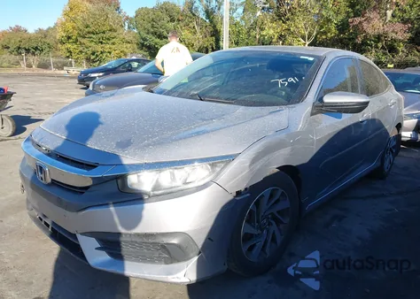 2016 Honda Civic Ex from USA, damaged, VIN 19XFC2F75GE087591